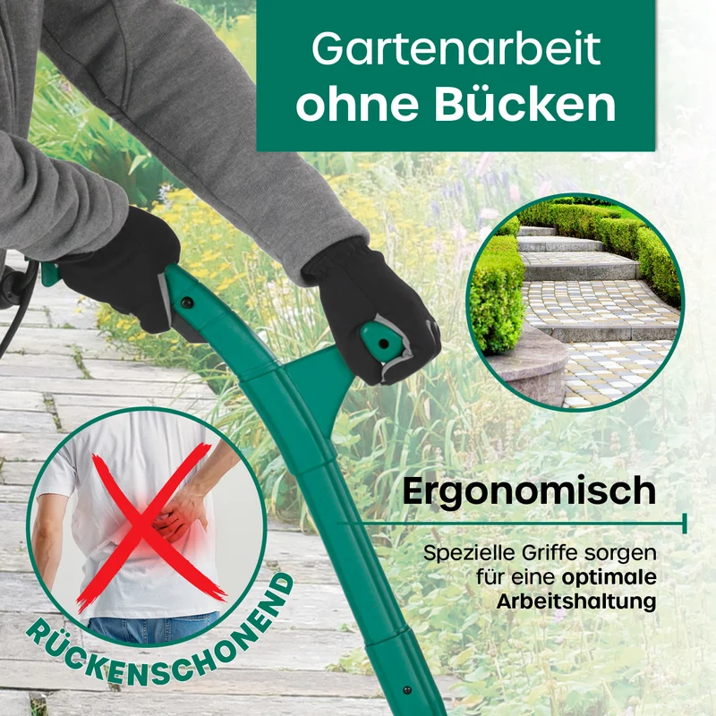 Fugenreiniger elektrisch 140 Watt - grün