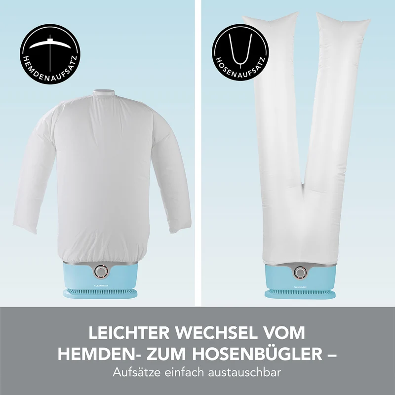 Hemdenbügler PRO mit Hosenaufsatz - Blau