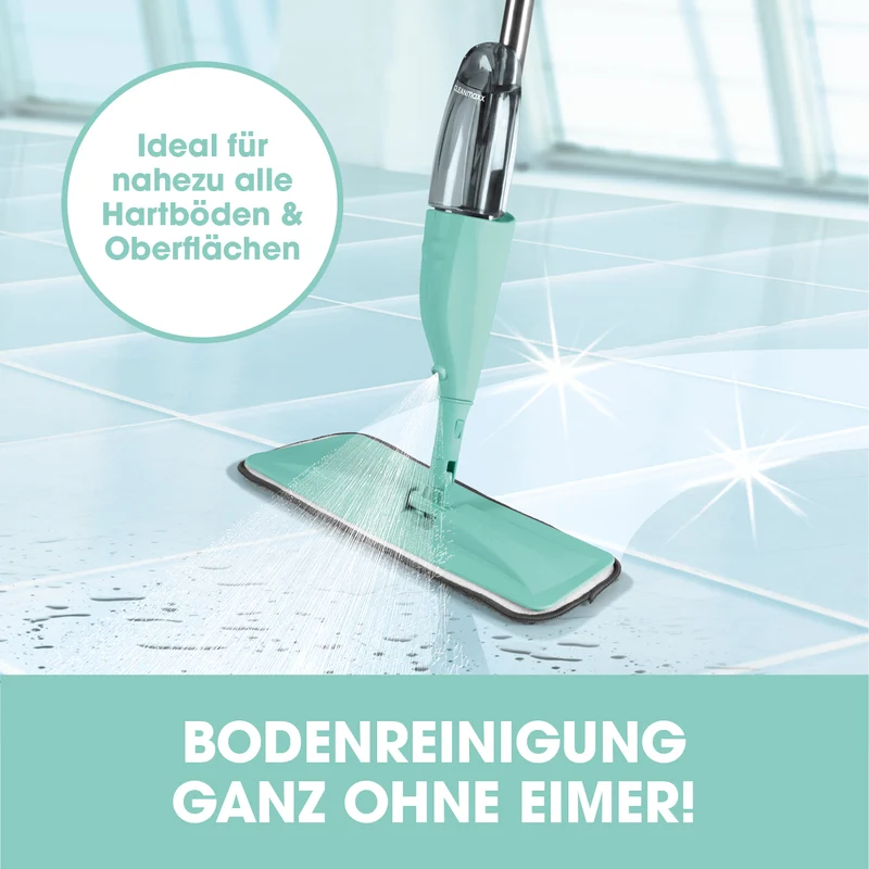 Spray-Mopp - 400 ml Wassertank - türkis