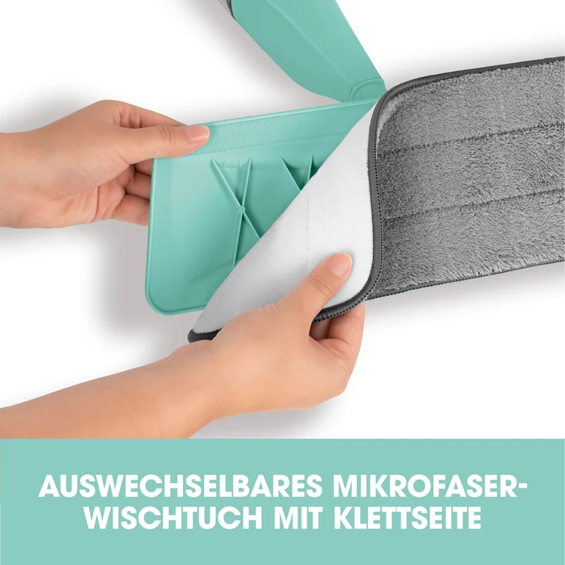 Spray-Mopp - 400 ml Wassertank - türkis