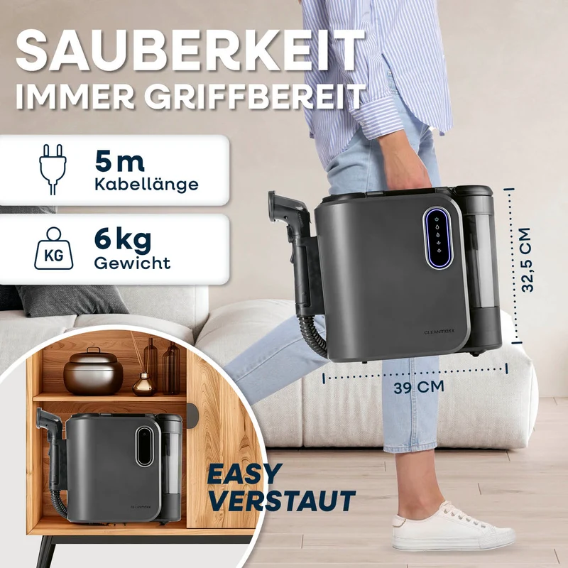 Polster- & Teppichreiniger Pro Steam