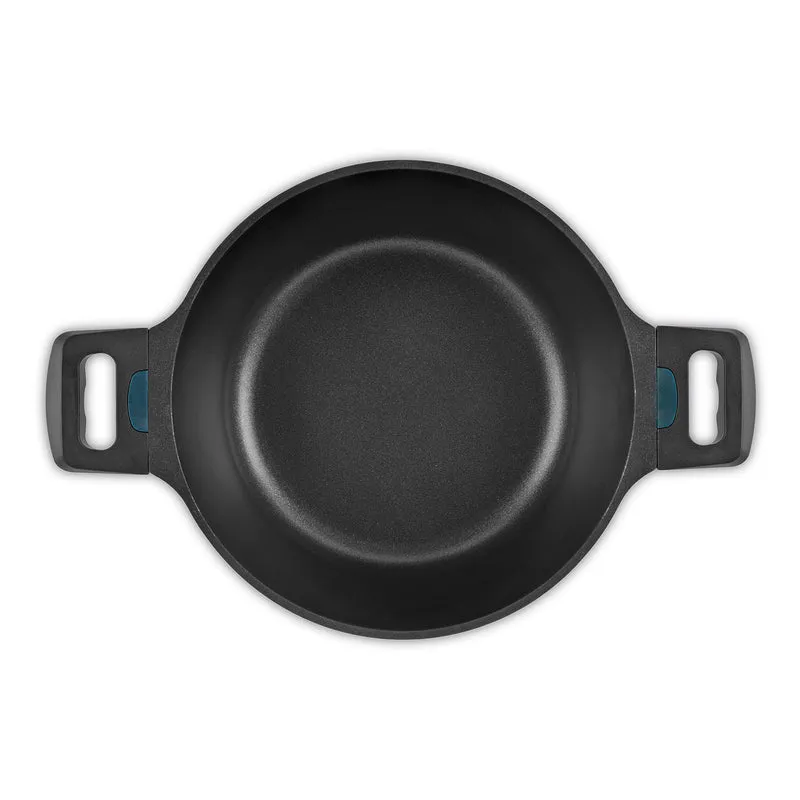 Aluguss-Kochtopf 24 cm - N8WERK Heat Indicator - Midnight Edition