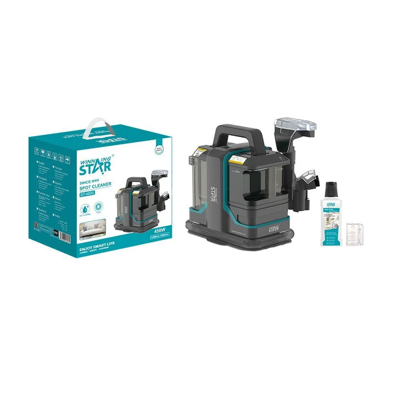 Winning Star Polsterreiniger ST-4600 – 450W, tragbar, 310x270x350 mm, inkl. Reinigungsmittel