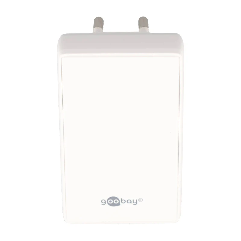 Goobay Multi Fast Charger 45 W – USB-C PD GaN Dual-Schnellladegerät mit 90° Flat Design