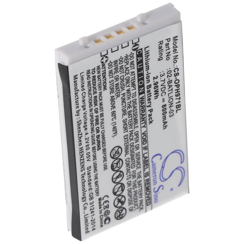 AccuCell Akku passend für Opticon OPL-7724, OPL-7734, OPL-9700, OPL-9712, OPL-9713, OPL-9723, OPL-9724, OPL-9725, OPL-9727, OPL-9728, 02-BATLION-03, 11267, ORBLIOP0012