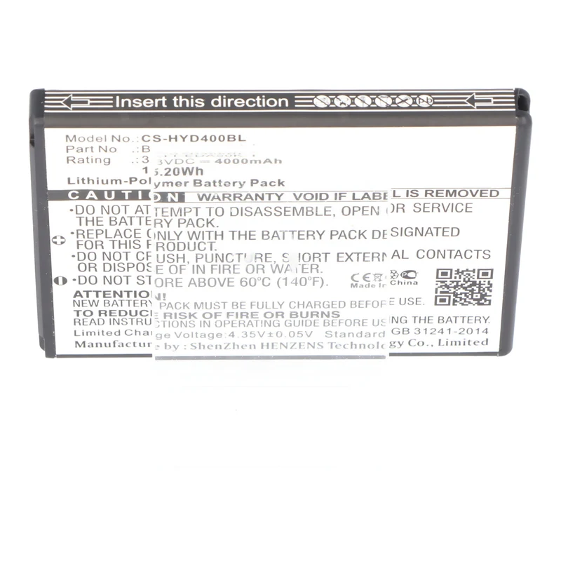 AccuCell Akku passend für Honeywell Scanpal EDA50K, BAT-EDA50 BATT-EDA40-1 BATT-EDA50K-1, 1ICP8/50/68, GB31241