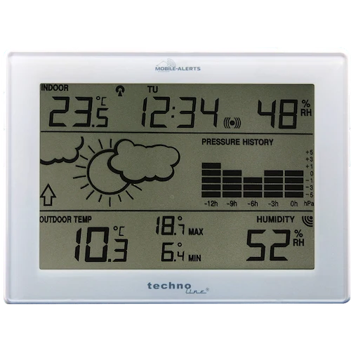 Technoline Wetterstation MA 10410 mit Datenübertragung auf Ihr Smartphone
