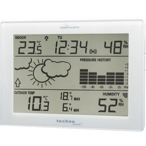 Technoline Wetterstation MA 10410 mit Datenübertragung auf Ihr Smartphone