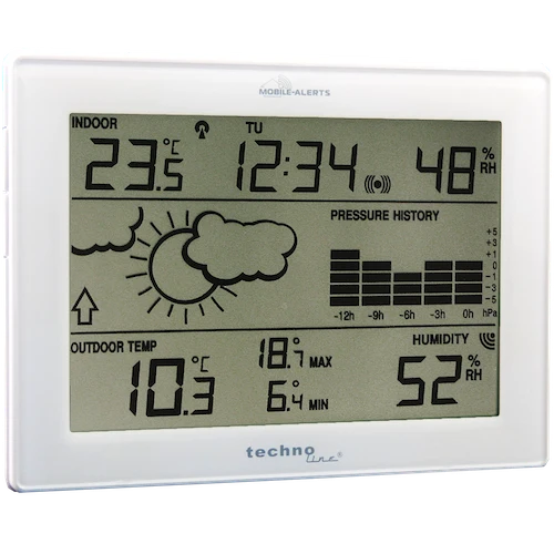 Technoline Wetterstation MA 10410 mit Datenübertragung auf Ihr Smartphone