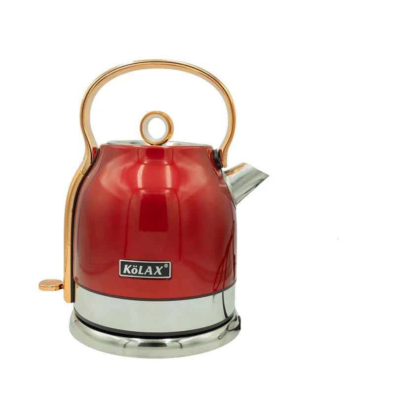 Kölax Retro Wasserkocher – 2L, Retro-Design, für Büro, Hotellerie & Showroom