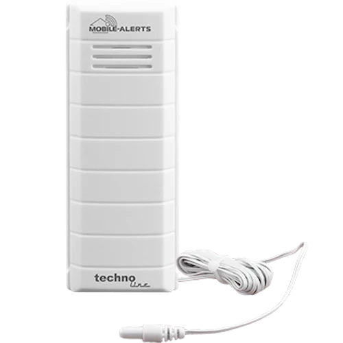 Technoline MA 10101 - Zusatzsender mit Kabelsonde zum Messen von Wassertemperatur mit Datenübertragung auf Ihr Smartphone für das MOBILE ALERTS Hausüberwachungssystem