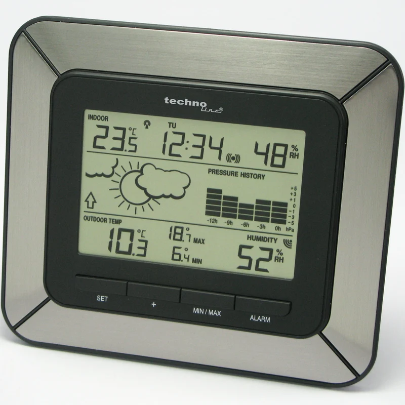 Technoline WS 9273-IT - Moderne Wetterstation mit Luftdruckhistorie