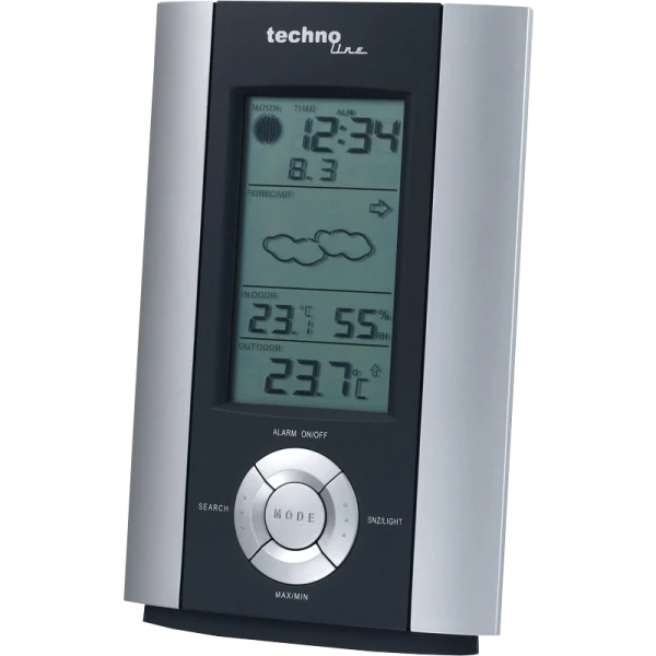 Technoline WS 6710 - Klassische Wetterstation mit Mondphasenanzeige