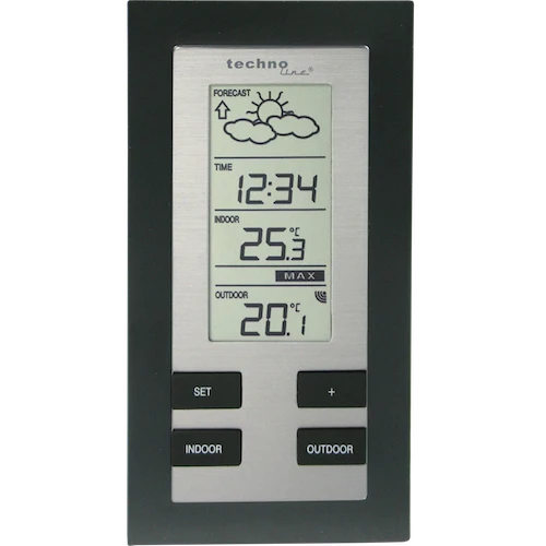 Technoline WS 9215-IT alu - klassische Wetterstation