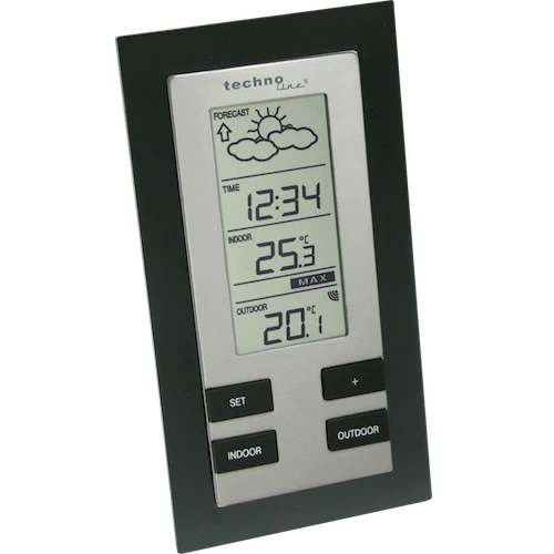 Technoline WS 9215-IT alu - klassische Wetterstation