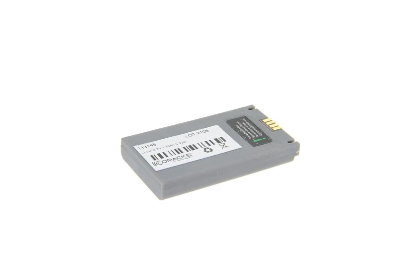 CoPacks Li-Ion Akku für Datalogic Memor X3 Typ: 94ACC0083 - 3,7 V 1430 mAh 64,3x36,4x9,4 mm