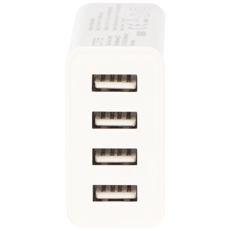 AccuCell Ladeadapter USB - 5,0A 4-Port Multiadapter mit Auto-ID - weiß