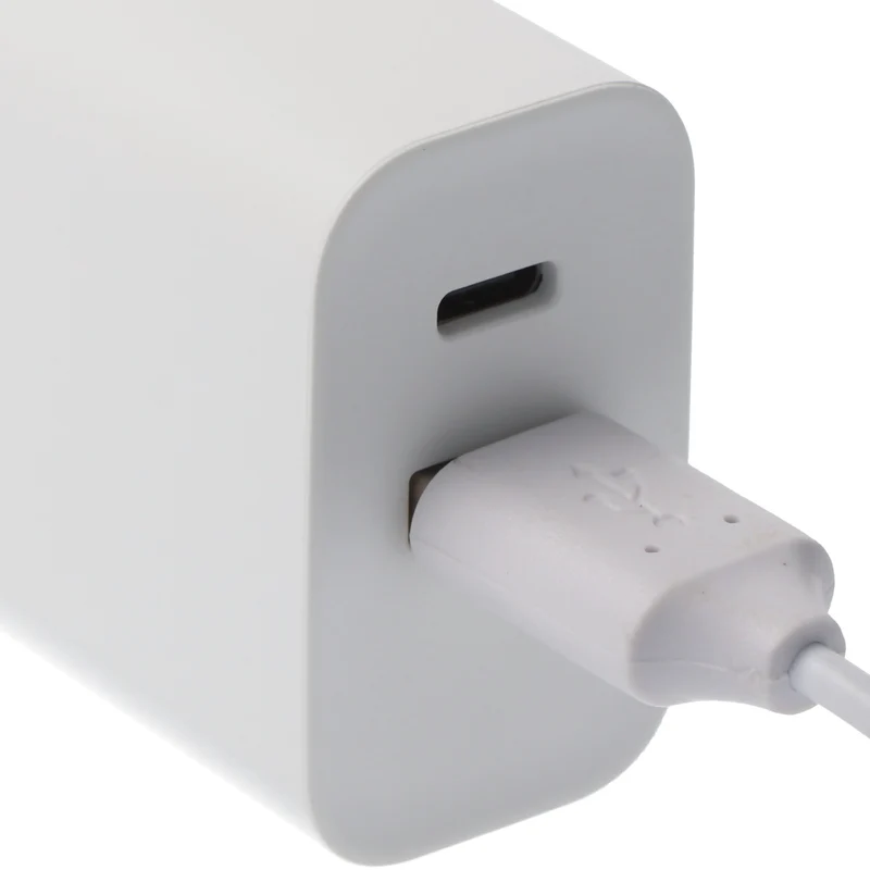AccuCell Dual-USB Schnellladegerät USB QC3.0 28W weiß