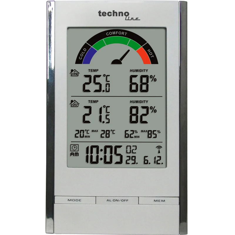 Technoline WS 9480 - Raumklima Station
