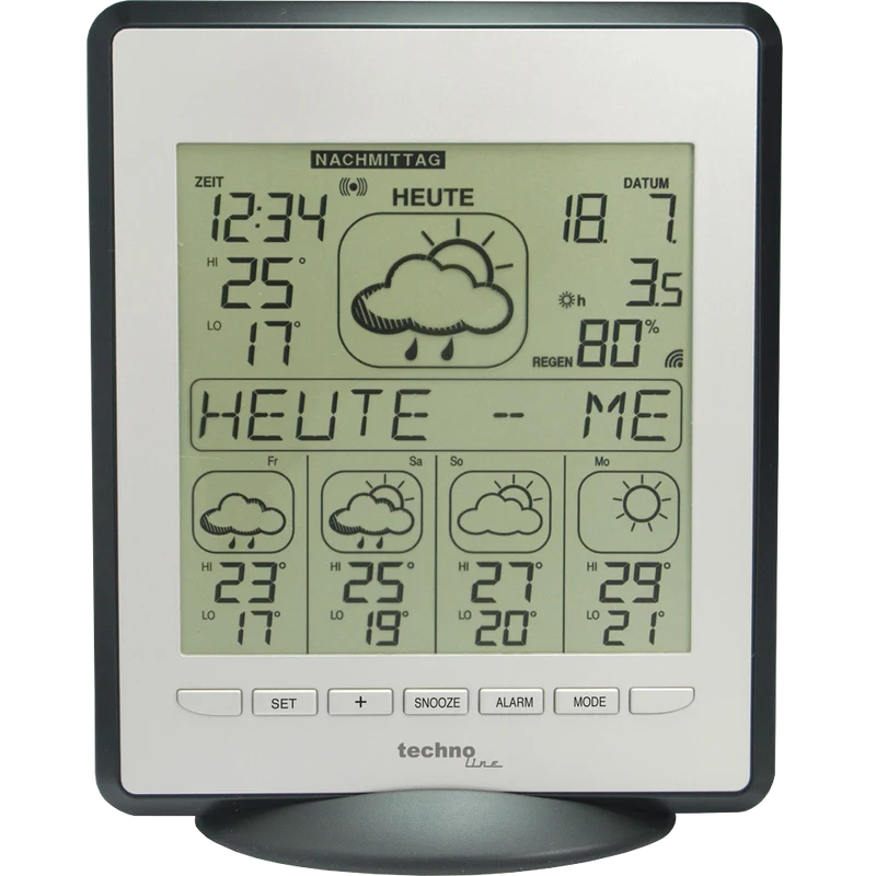 Technoline Satellitengestützte Wetterstation - WD 9550