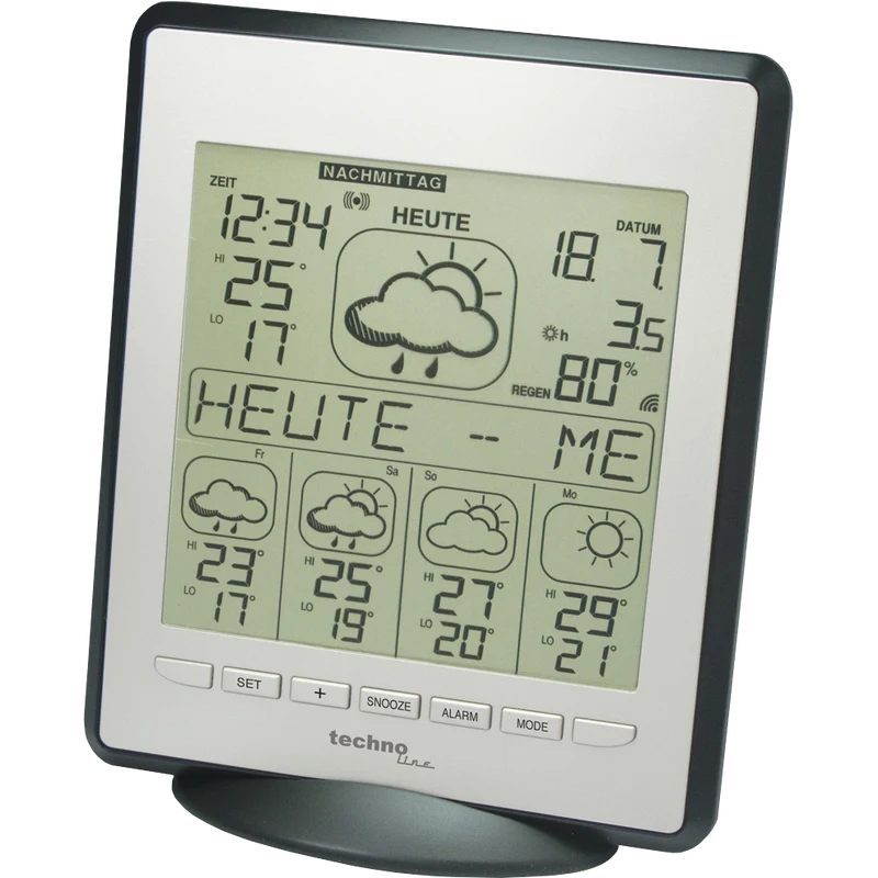 Technoline Satellitengestützte Wetterstation - WD 9550