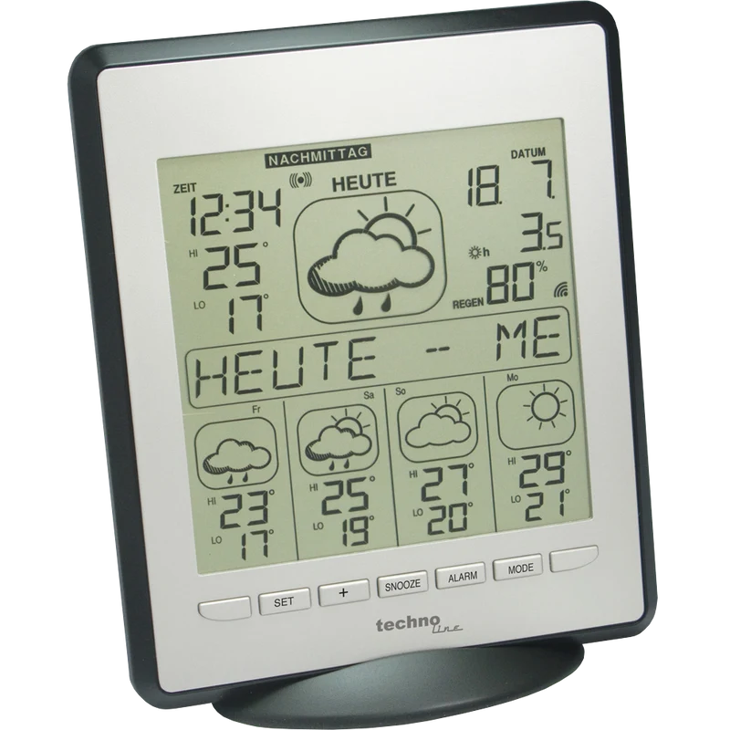 Technoline Satellitengestützte Wetterstation - WD 9550