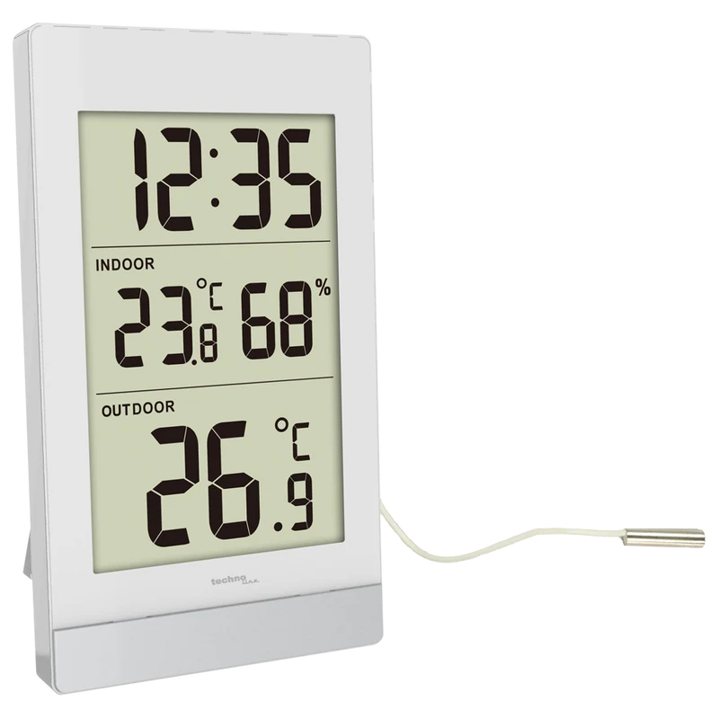 WS 7039 - Temperaturstation mit Kabelsonde, klassisch und zu gleich modern