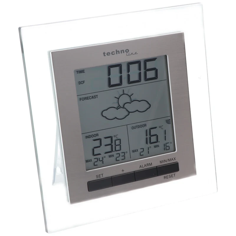 Technoline Premium Wetter Station WS 9136-IT mit Außensensor, für 2x AA Mignon Batterien