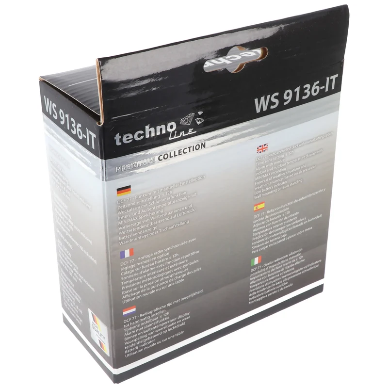 Technoline Wetterstation WS9136 mit vorhersage von Wettersituation, Tendenz und anderen Funktionen