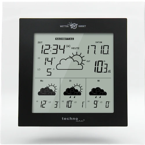 Technoline Satellitengestützte Wetterstation - WD 4017