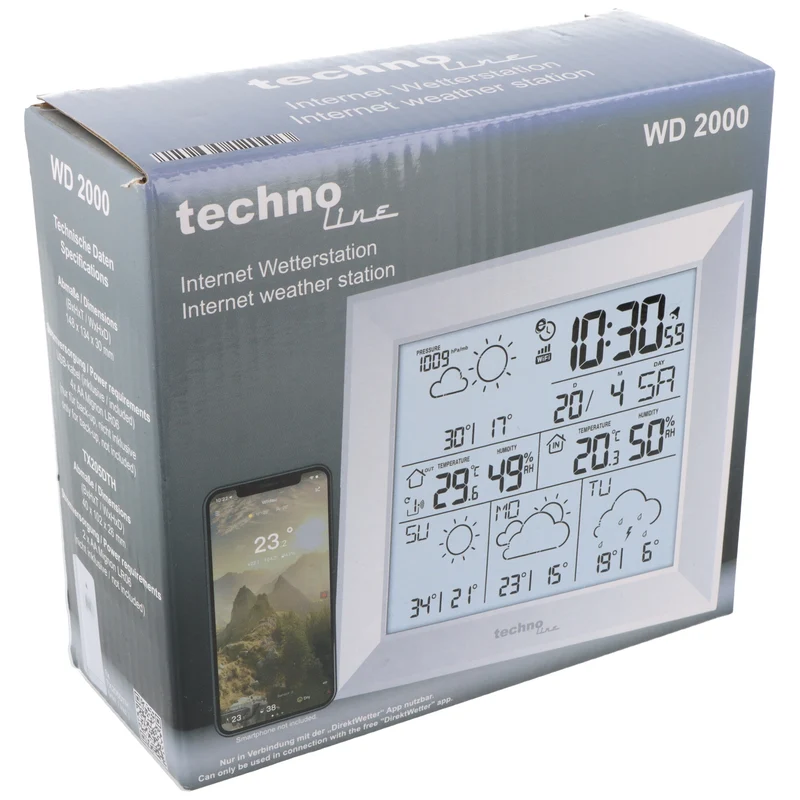 Technoline WD 2000 Internet Wetterstation
