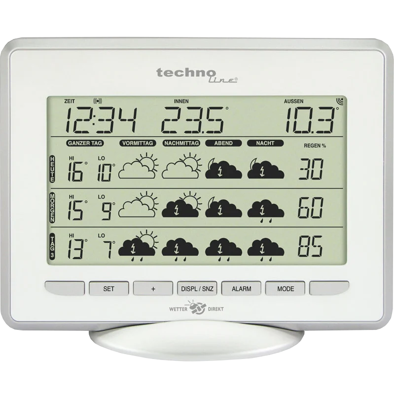 Technoline Satellitengestützte Wetterstation - WD 1800