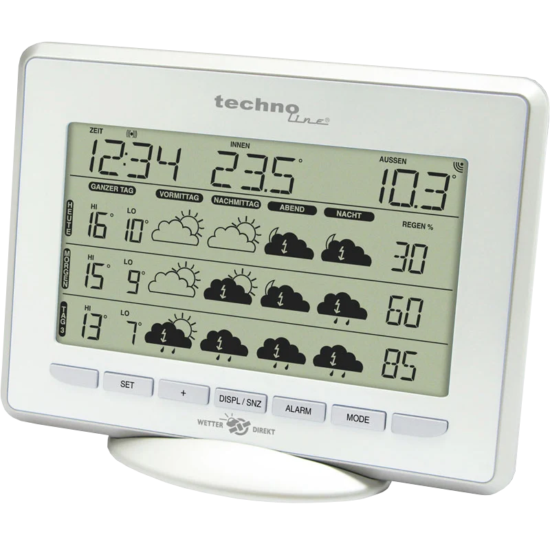 Technoline Satellitengestützte Wetterstation - WD 1800
