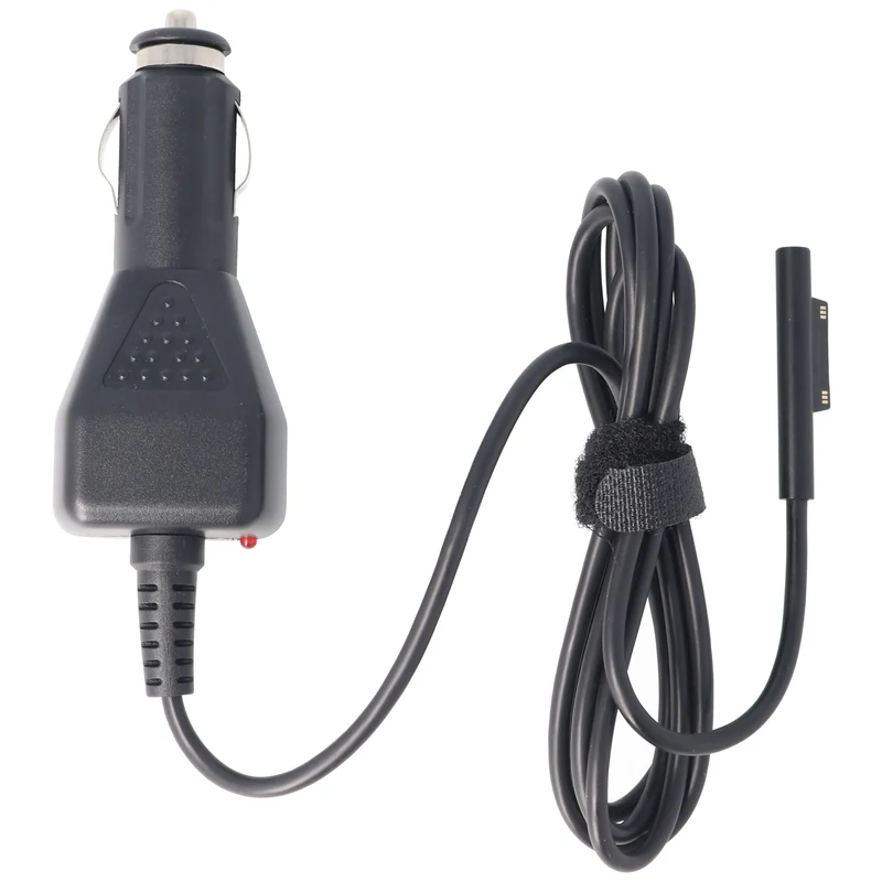AccuCell 15 Volt KFZ-Ladekabel Microsoft Surface Pro 5, 6, 7, X Ladestrom 2,58A, Spannungen beachten, 112,5 cm Kabellänge