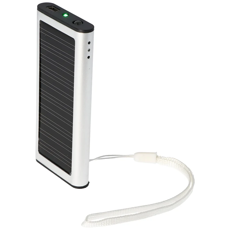 AccuCell Solar-Ladegerät mit eingebautem 1000mAh Li-Polymer Akku