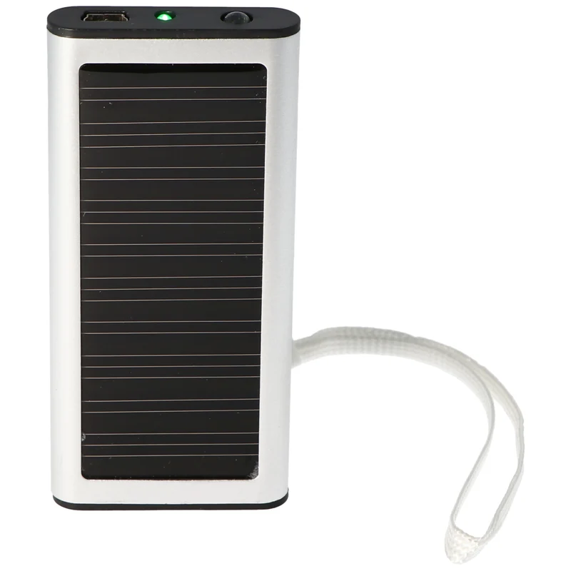 AccuCell Solar-Ladegerät mit eingebautem 1000mAh Li-Polymer Akku