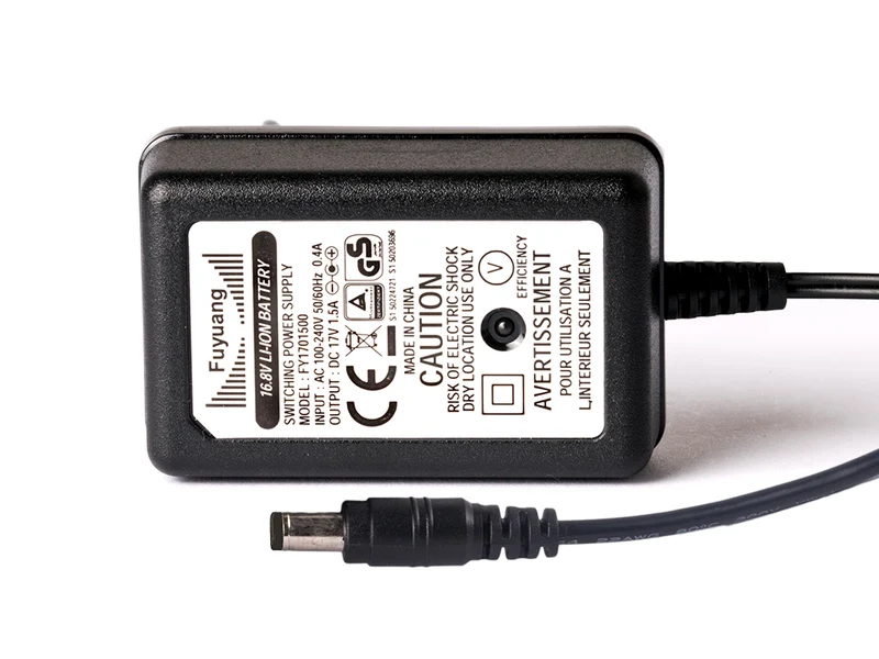 Fuyuang 14,4V-14,8V (17V) Li-Ion-Ladegerät 4S + DC-Plug (5,5mm-2,1mm)