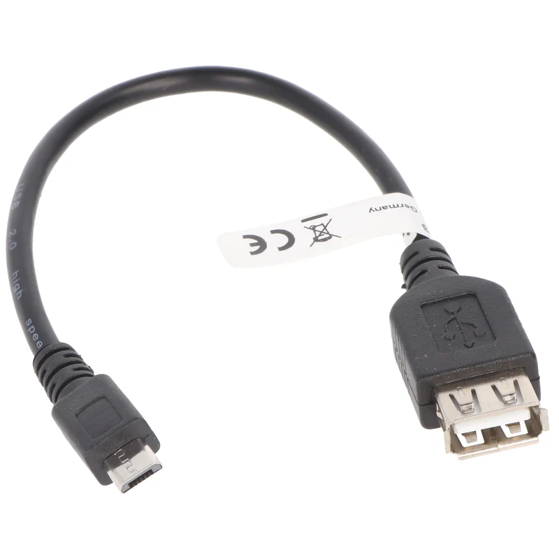 Goobay USB 2.0 Hi-Speed Adapter 0,2m USB 2.0-Buchse (Typ A) > USB 2.0-Micro-Stecker (Typ B)