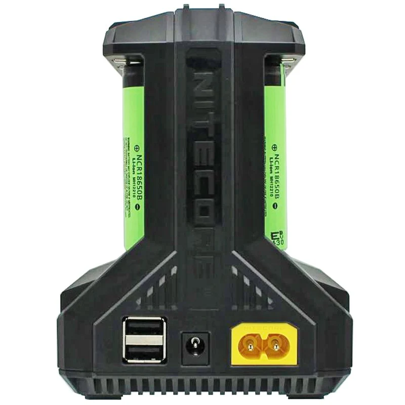 8x Panasonic 18650 Li-Ion Akku und 8fach Schnell-Ladegerät inklusive AccuCell AccuSafe