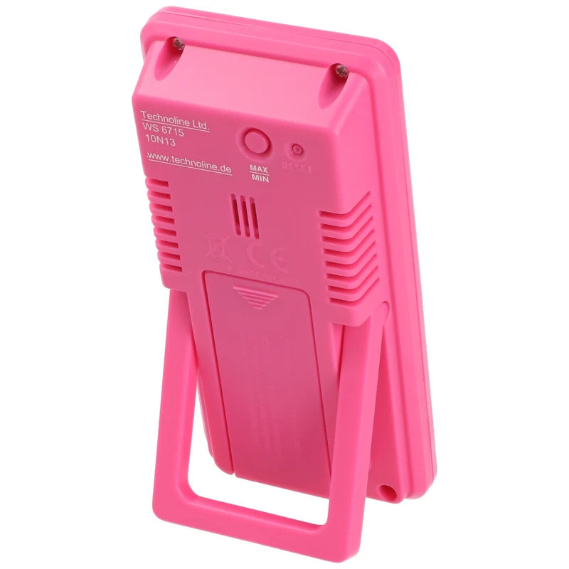 Technoline WS 6715 - Wetterstation rosa mit Vorhersage von Wettersituationen