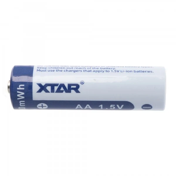 Xtar AA 1,5V 2000mAh inkl. 1,5V Ladegerät Li-Ion Akku (4 Stück)
