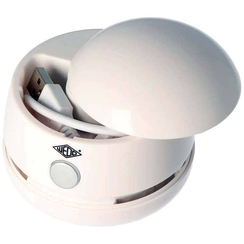 Wedo Mini-Tischstaubsauger inklusive USB-Ladekabel, W2D2 der wiederaufladbare Tischstaubsauger zum Entfernen von Krümeln und Staub
