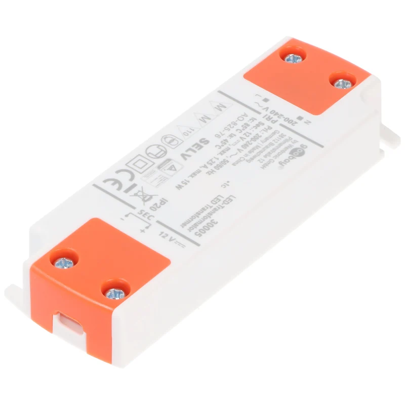 Goobay LED-Trafo 12 V/15 W 12 V DC für LEDs bis 15 W Gesamtlast 103x35,5x16mm