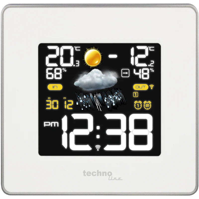 Technoline WS 6440 - Wetterstation mit farbigen LED´s