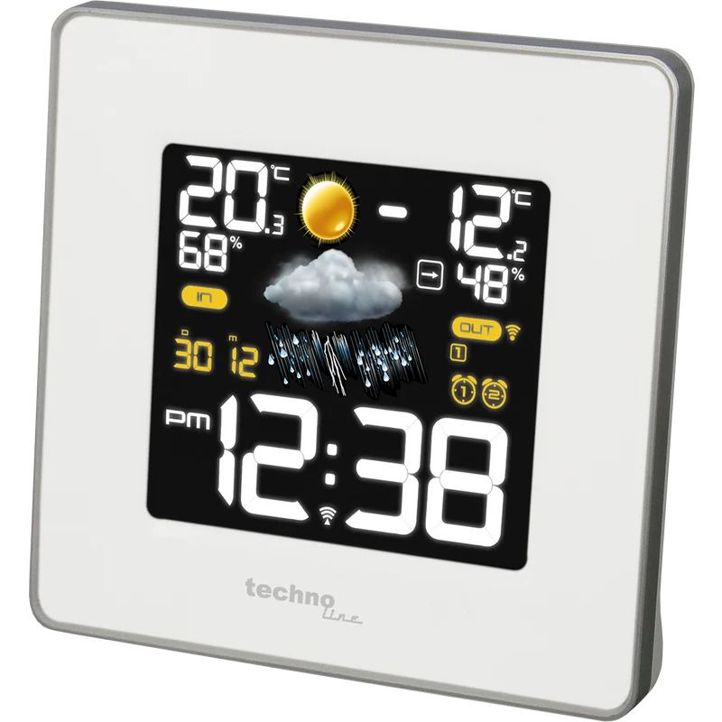 Technoline WS 6440 - Wetterstation mit farbigen LED´s