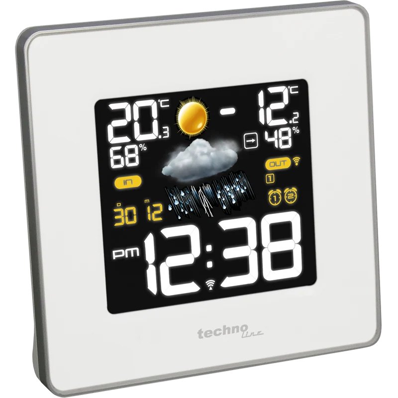 Technoline WS 6440 - Wetterstation mit farbigen LED´s