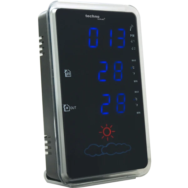 Technoline WS 6840 - Moderne Wetterstation mit LED-Design