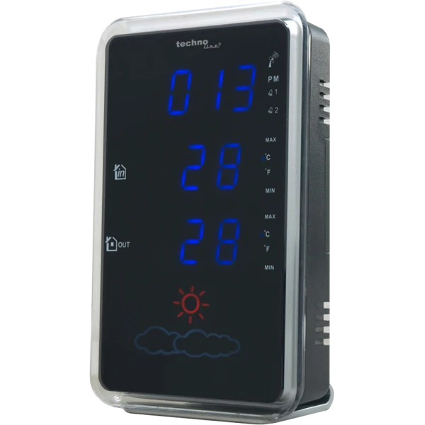 Technoline WS 6840 - Moderne Wetterstation mit LED-Design