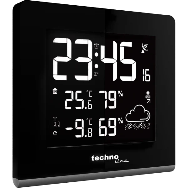 Technoline WS 9065 - moderne Wetterstation mit Displaydarstellung in 256 verschiedenen Farben