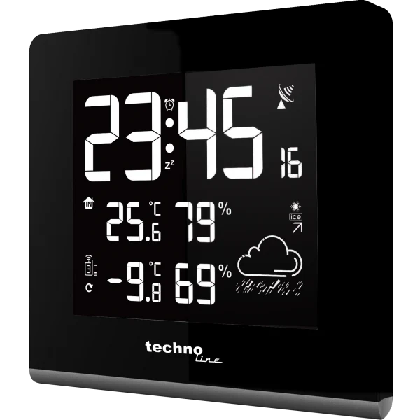 Technoline WS 9065 - moderne Wetterstation mit Displaydarstellung in 256 verschiedenen Farben